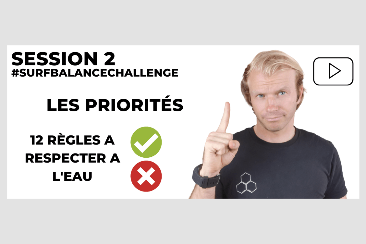 Les priorités en surf règles à respecter
