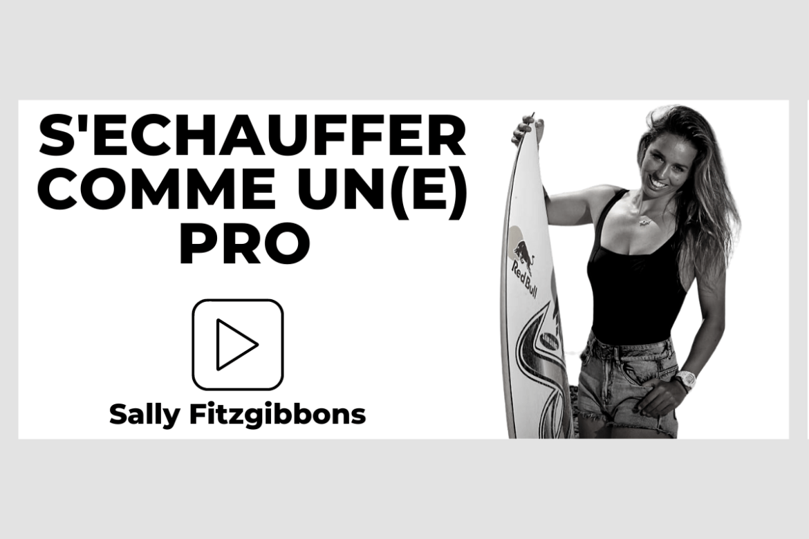 Échauffement avant le surf