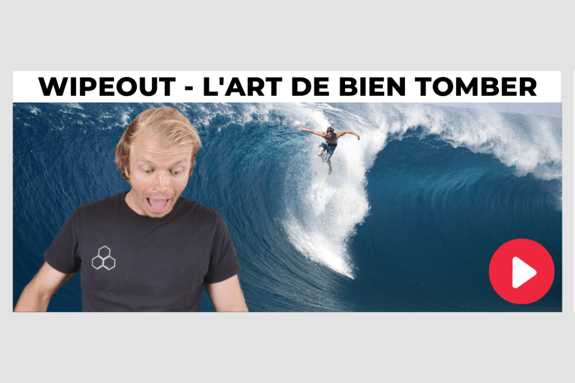 WIPEOUT BIEN TOMBER EN SURF